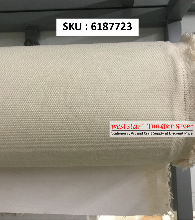 GW001 Cotton Canvas Roll - 450g - Width 1.6meter (6187723)