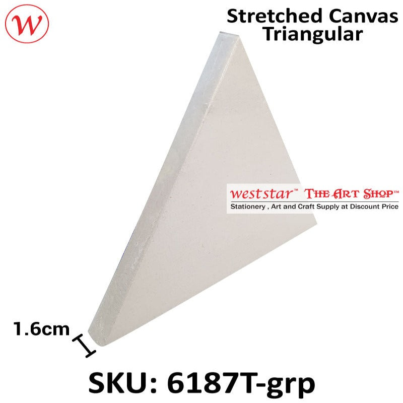 Stretched Canvas Triangular