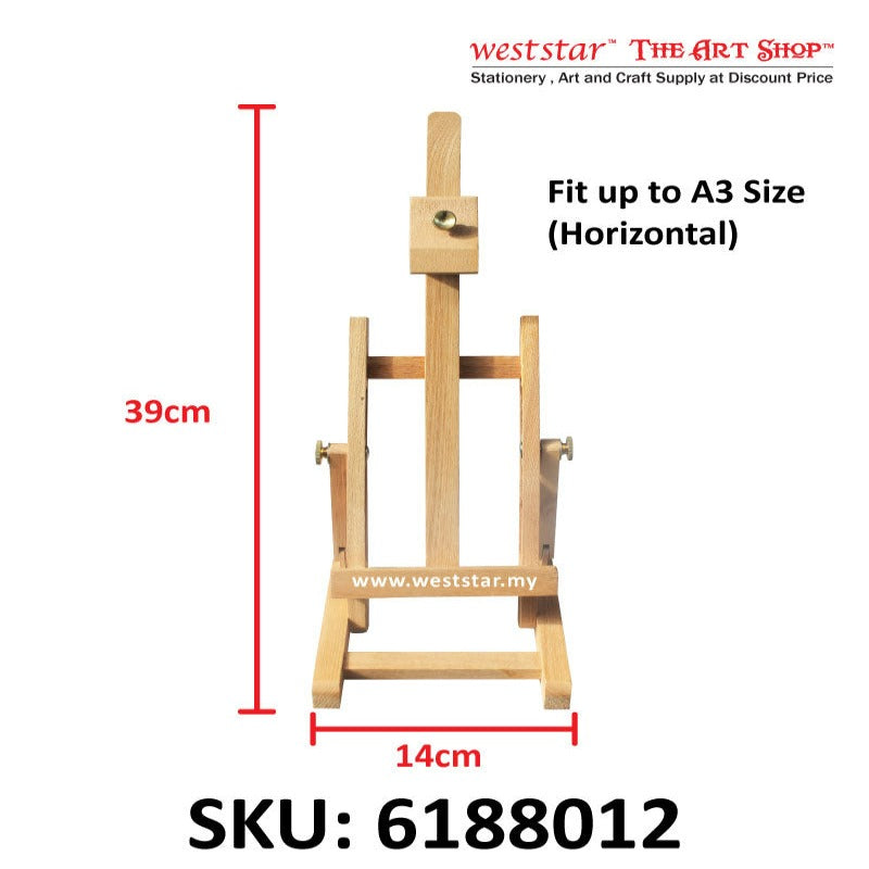 Weststar The Art Shop Mini Wooden Easel (HS-34-1)