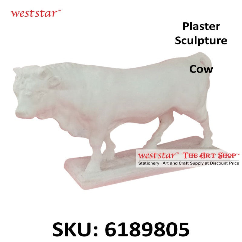 Plaster Sculpture-Cow