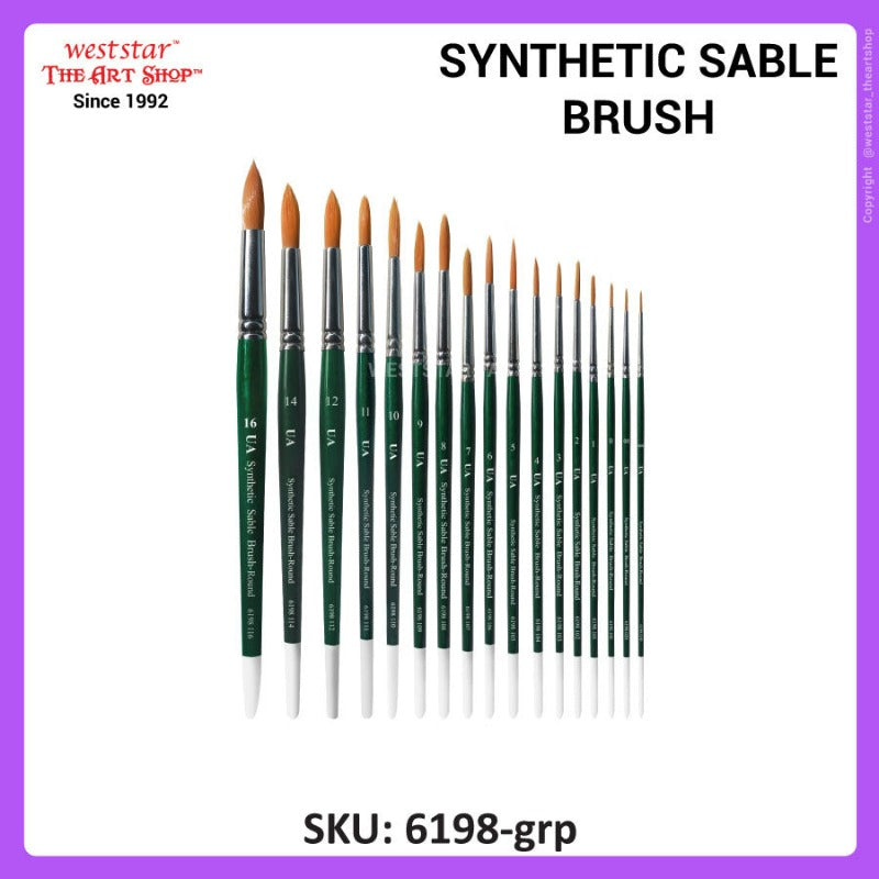 Weststar Synthetic Sable Painting Brush Round