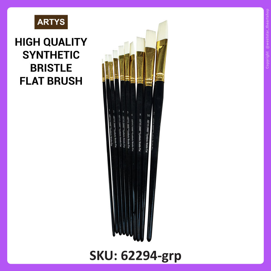 ARTYS Synthetic Bristle Flat Brush (2008F)