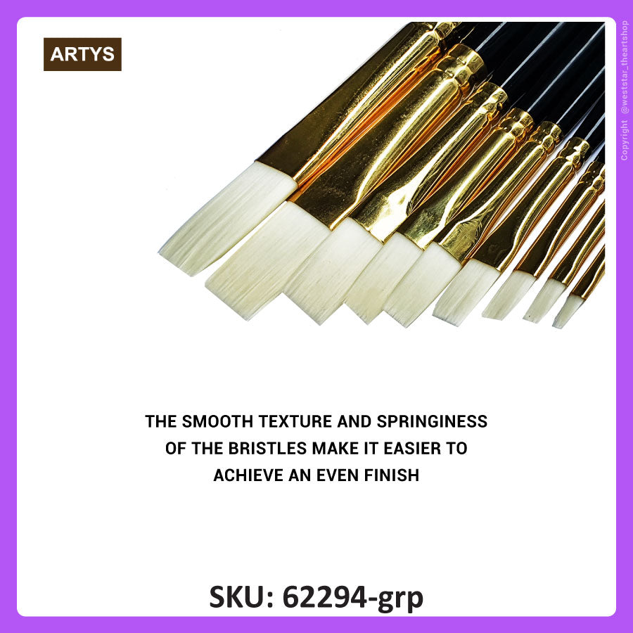 ARTYS Synthetic Bristle Flat Brush (2008F)