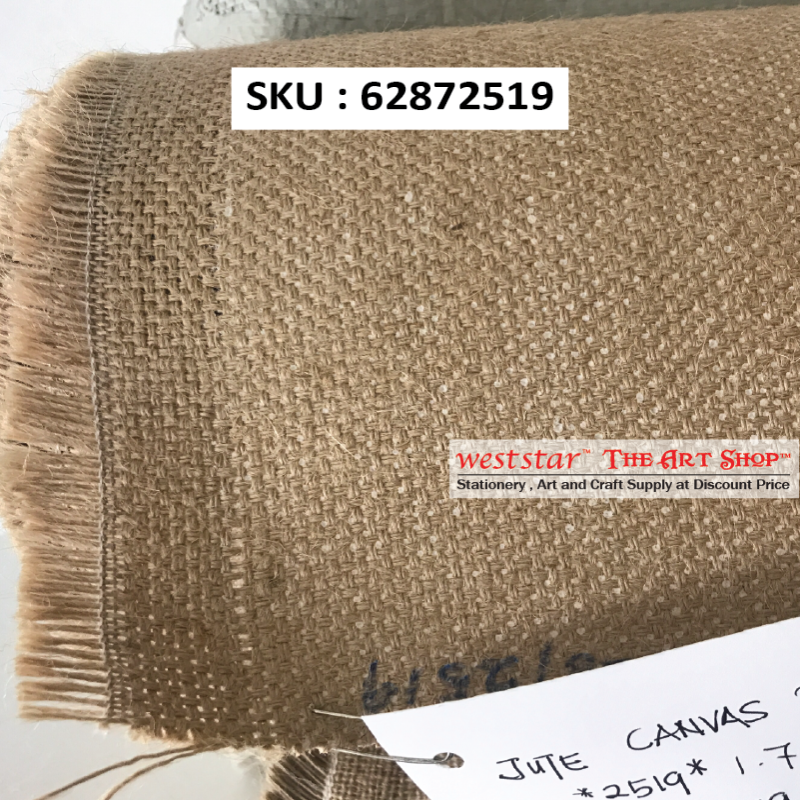 Jute Canvas Roll by Meter (2519) | Width: 1.7m (62872519)