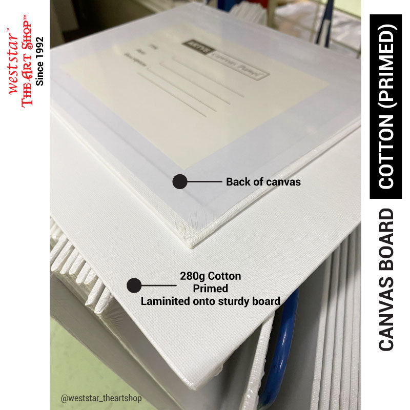 ARTYS Canvas Panel / Canvas Board - For Acrylic / Oil Painting