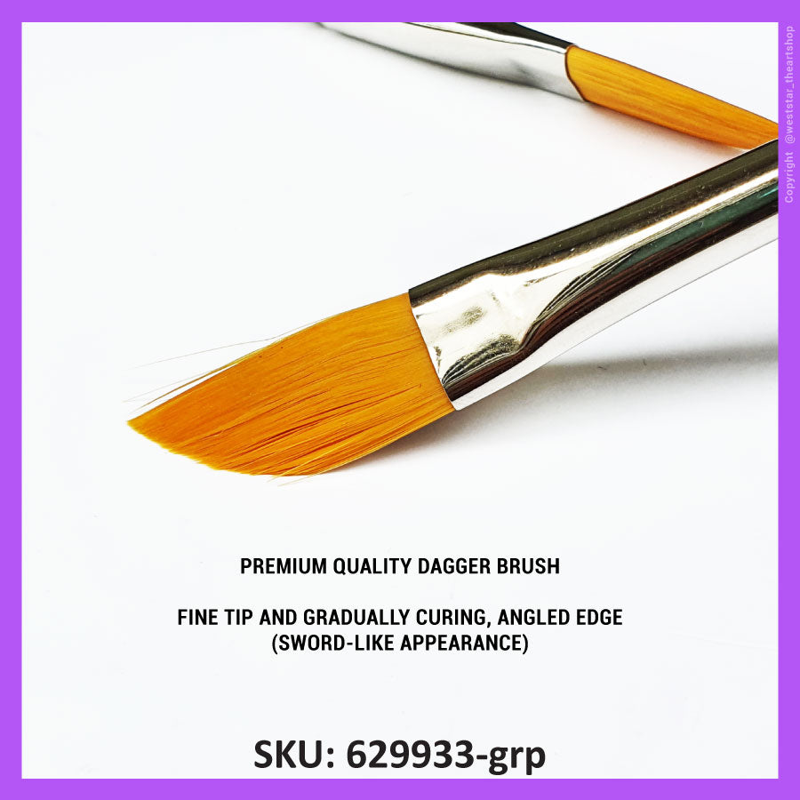 ARTYS Synthetic Sable Dagger Brush , High Quality Dagger Brush (# 3/8 , 1/2 , 5/8)