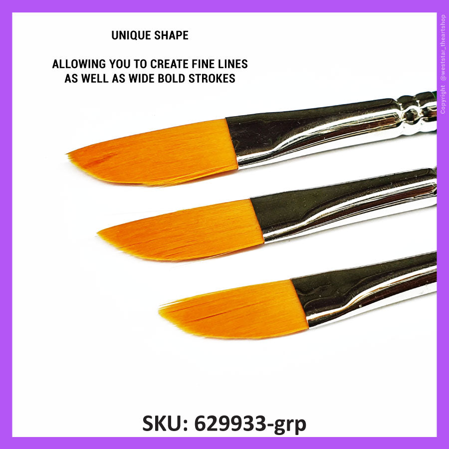 ARTYS Synthetic Sable Dagger Brush , High Quality Dagger Brush (# 3/8 , 1/2 , 5/8)