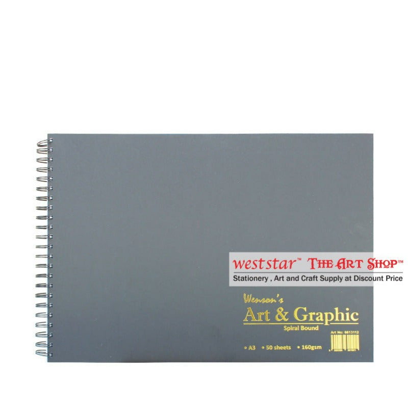 Wenson's Wire-O Sketch Book A3*50s