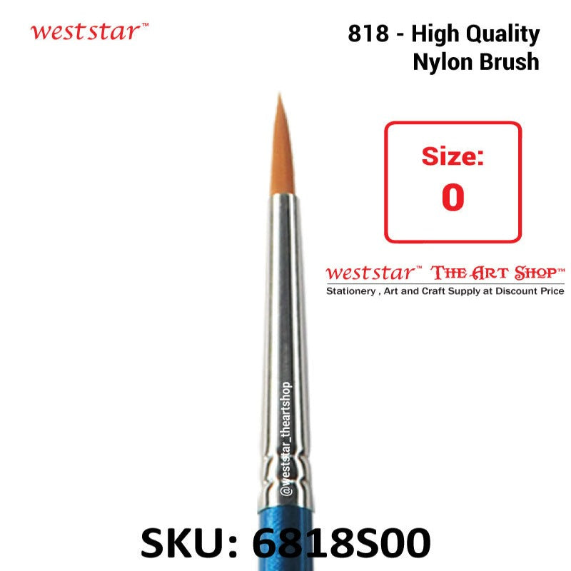ARTYS 818-S High Quality Nylon Brush Round Watercolour Brush Painting Brush