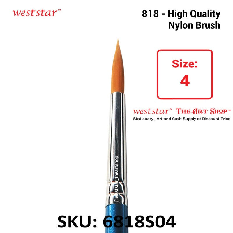 ARTYS 818-S High Quality Nylon Brush Round Watercolour Brush Painting Brush