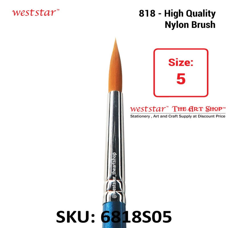 ARTYS 818-S High Quality Nylon Brush Round Watercolour Brush Painting Brush