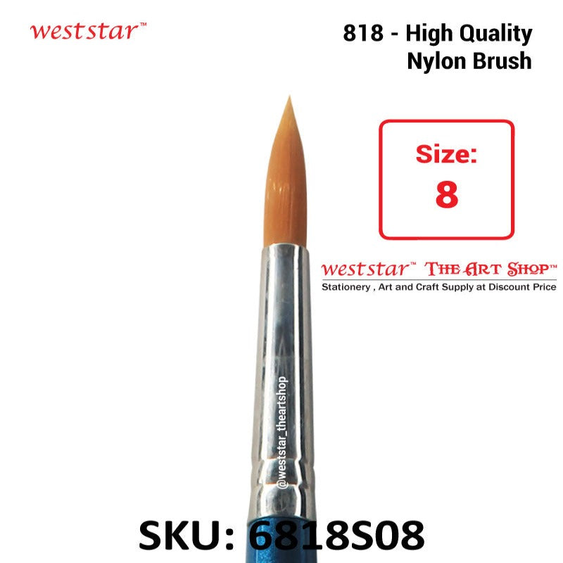 ARTYS 818-S High Quality Nylon Brush Round Watercolour Brush Painting Brush