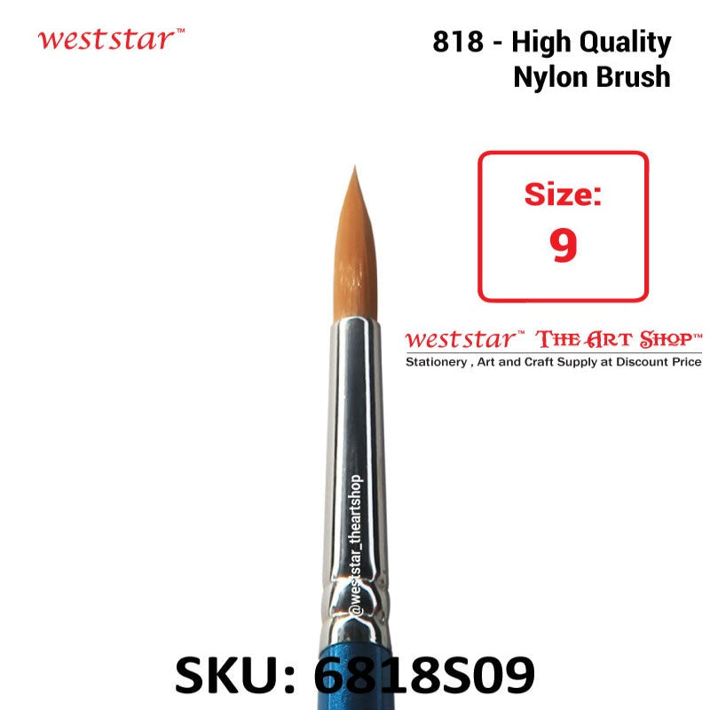 ARTYS 818-S High Quality Nylon Brush Round Watercolour Brush Painting Brush
