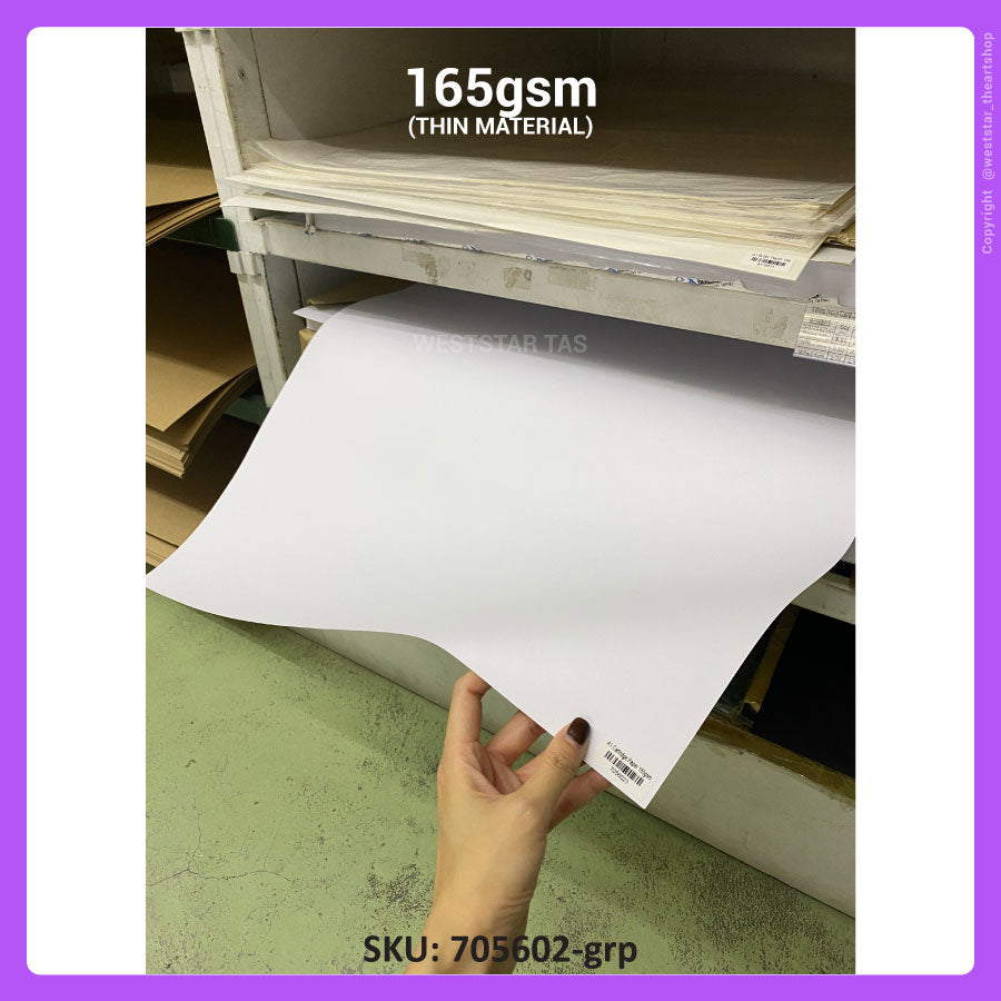 A1 Cartridge Paper, A1 Drawing paper A1 (165gsm) Loose Sheets
