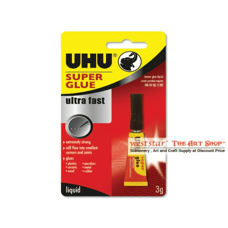 UHU Super Glue Ultra Fast 3gm