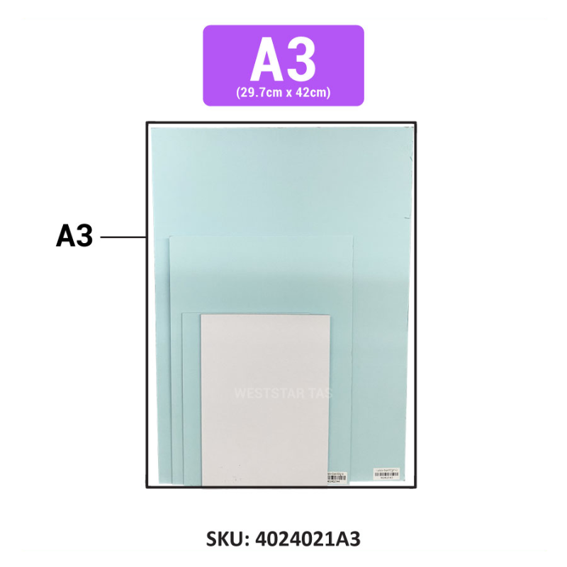 Illustration Board (800gsm) A5, A4, A3, A2, 20"x30" (Suitable for Watercolor, Pen, Ink)