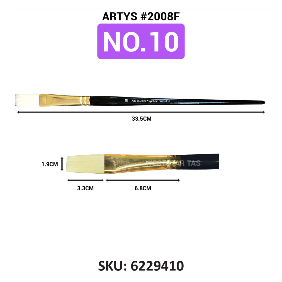 ARTYS Synthetic Bristle Flat Brush (2008F)