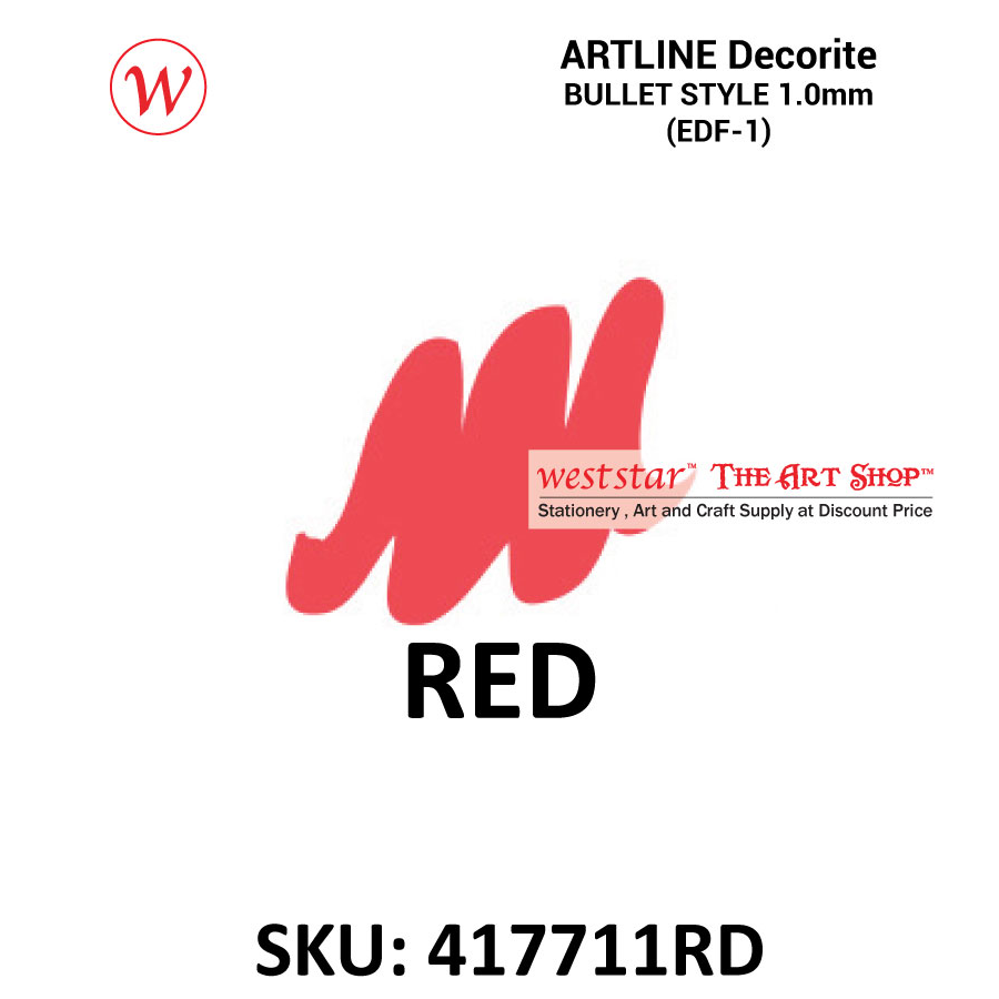 Artline Decorite Marker Bullet Marker 1mm (EDF-1)