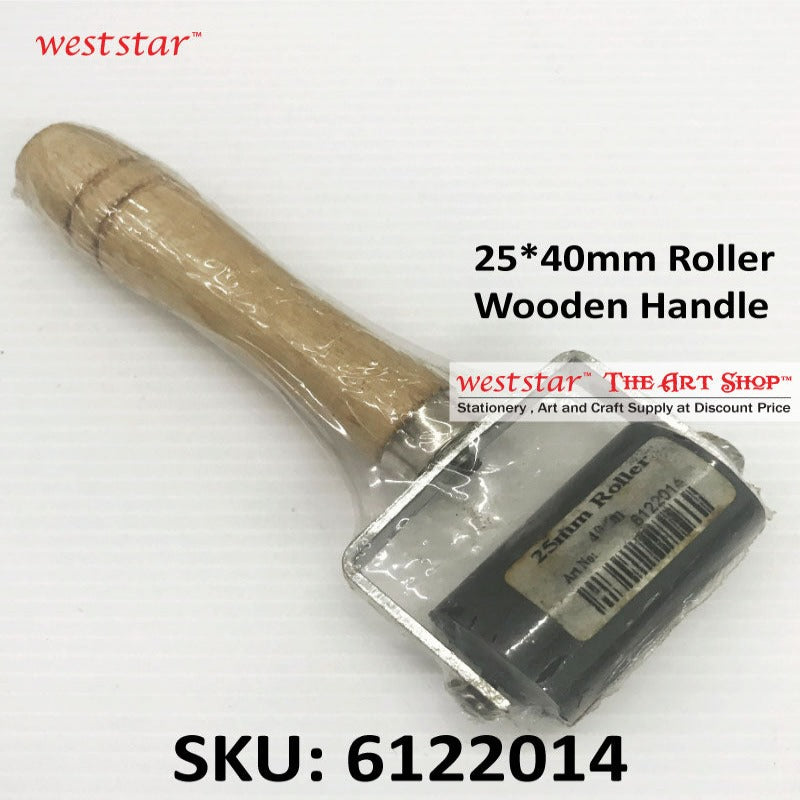 Roller with Wooden Handle