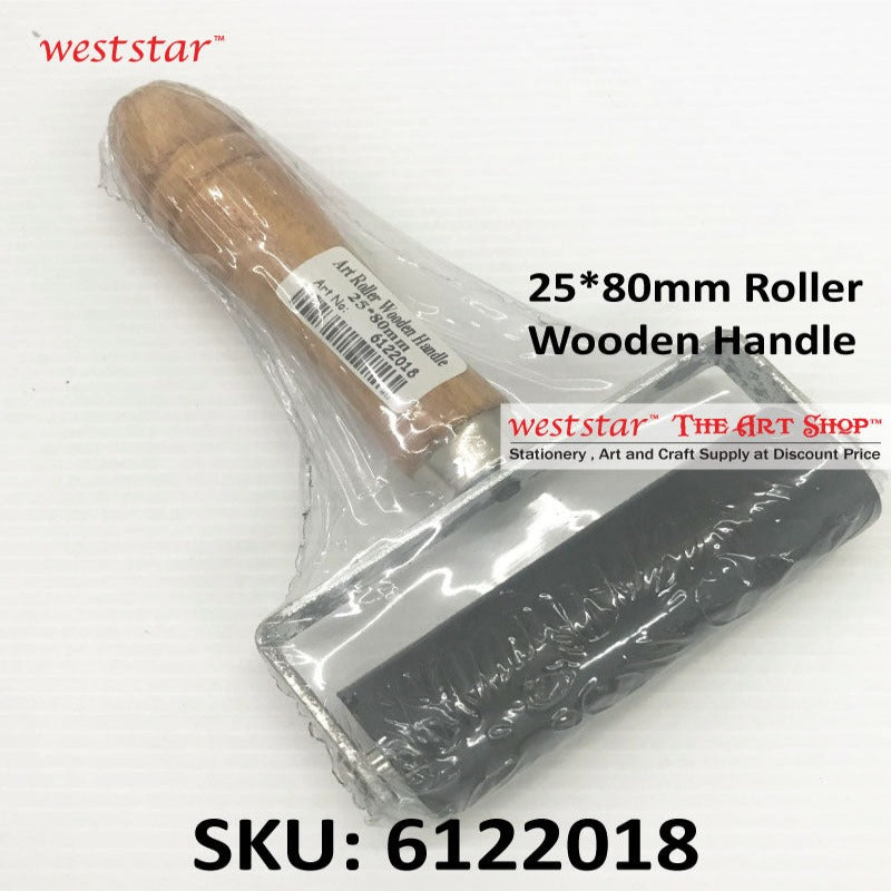 Roller with Wooden Handle