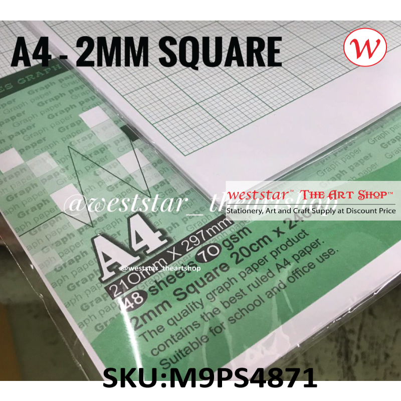 Masterprint Graph Paper| A4 (48sheets x 70gsm)