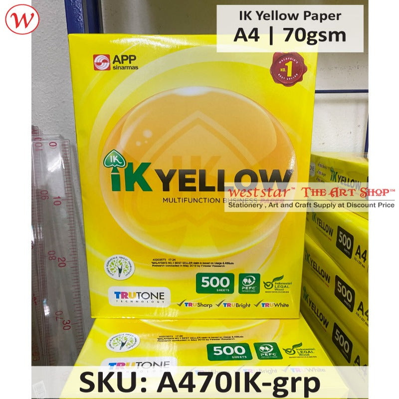 IK Yellow Paper | A4 * 70gm