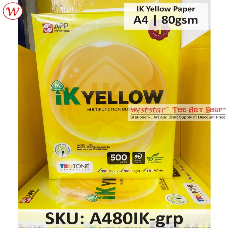 IK Yellow Paper | A4 * 80gsm