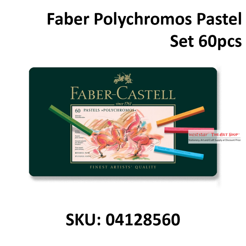 Faber Polychromos Pastel Set 60pcs