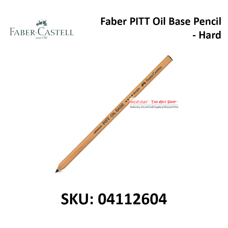 Faber PITT Oil Base Pencil - Hard