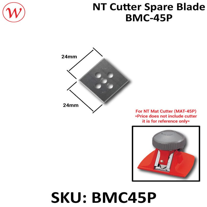NT Cutter Blade (2blades) - BMC45P | For NT Mat Cutter