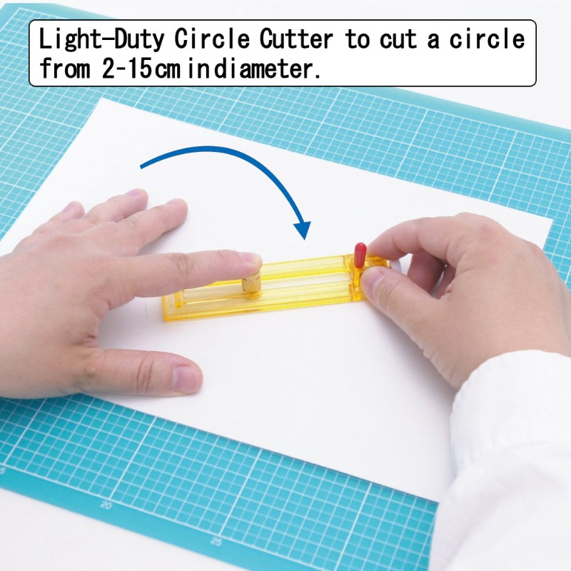 NT Cutter C-400P Compact Circle Cutter + 5 blades , Light-Duty Circle Cutter