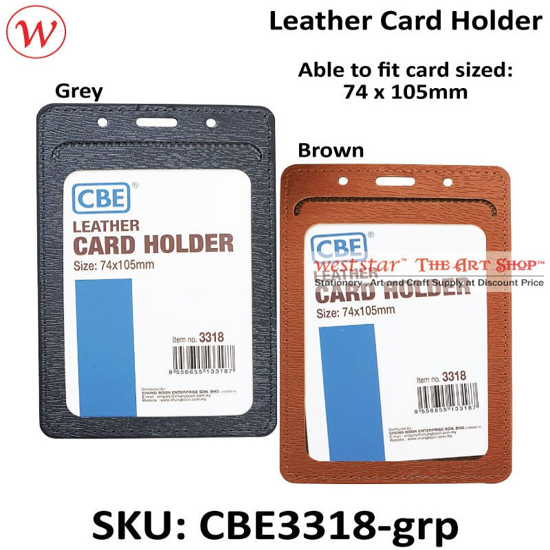 Vertical Holder for Name Card, Staff ID, Name Tag - LARGE | 74mm x 105mm
