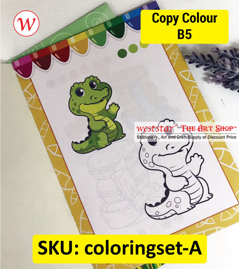 Coloring + Activity Kids Set - A