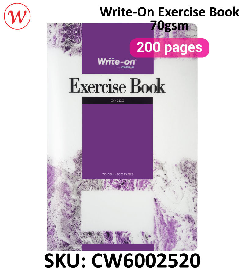 Campap PP Cover Exercise Book A4 - 70gsm | 80 pages