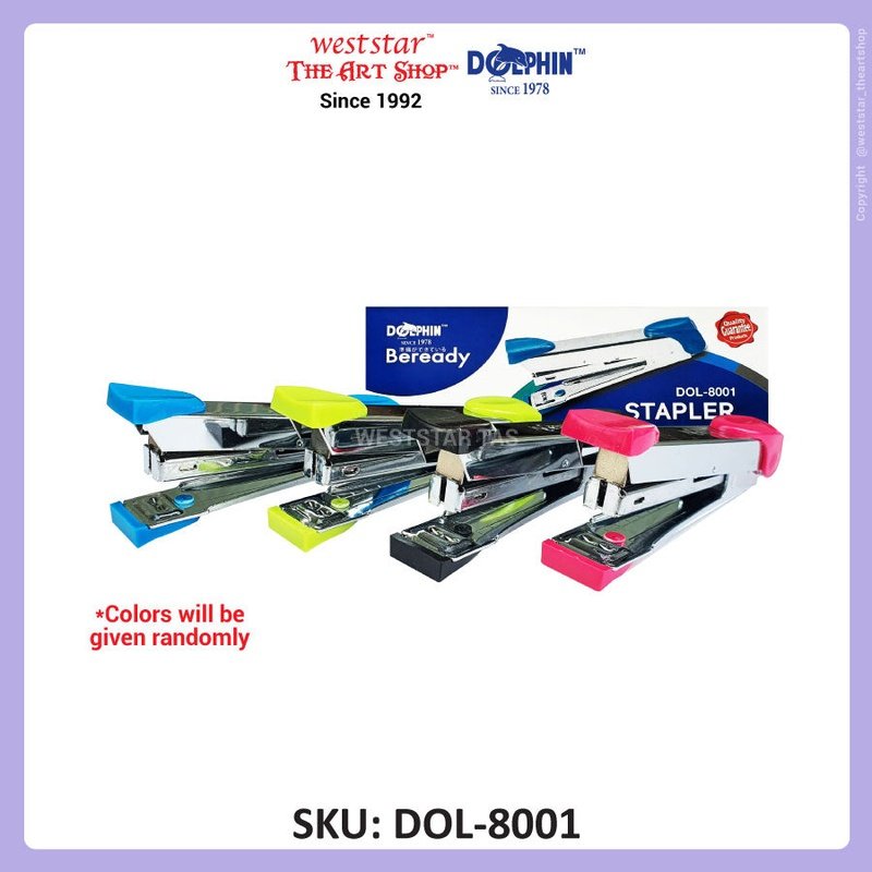 Dolphin Stapler (DOL-8001) No.10 Stapler (2-12sheets)