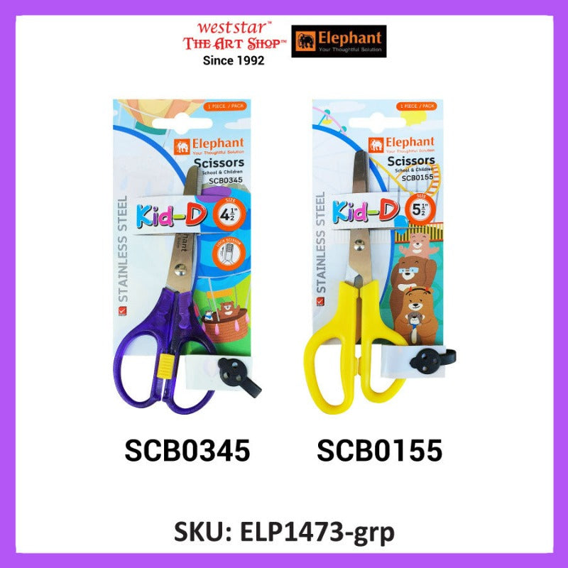 Elephant Kid-D Scissor for kids, Children Scissor | 4.5inch / 5.5inch
