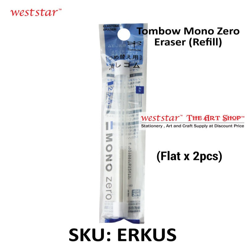 Tombow Mono Zero Refill - FLAT | 2pcs/pkt