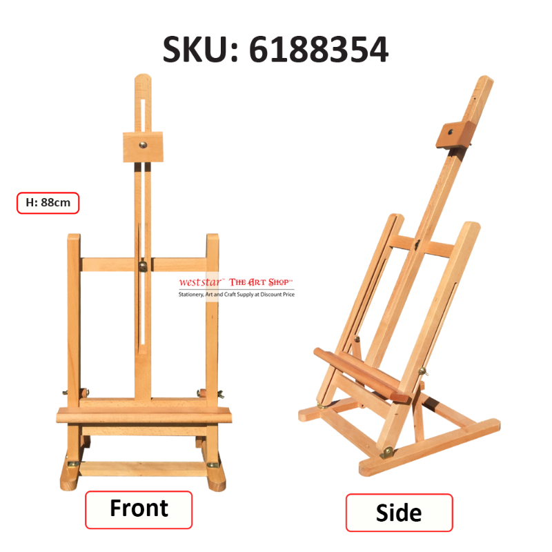 Small Table Top Easel Beech Wood