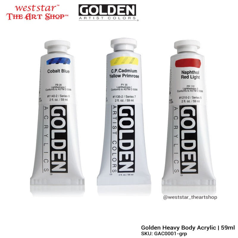 Golden Heavy Body Acrylic Paint | (59ml)