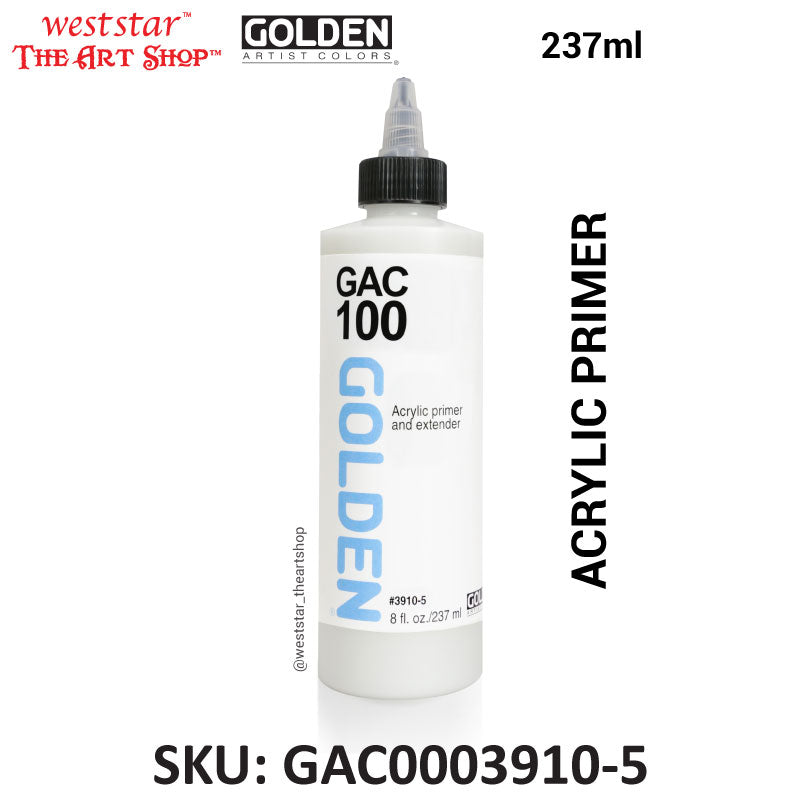 Golden GAC 100 Acrylic Primer and Extender (Ser.B) | 237ml