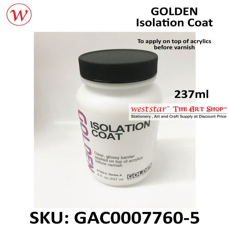 GOLDEN Isolation Coat 237ml (by GOLDEN ARTIST COLORS)