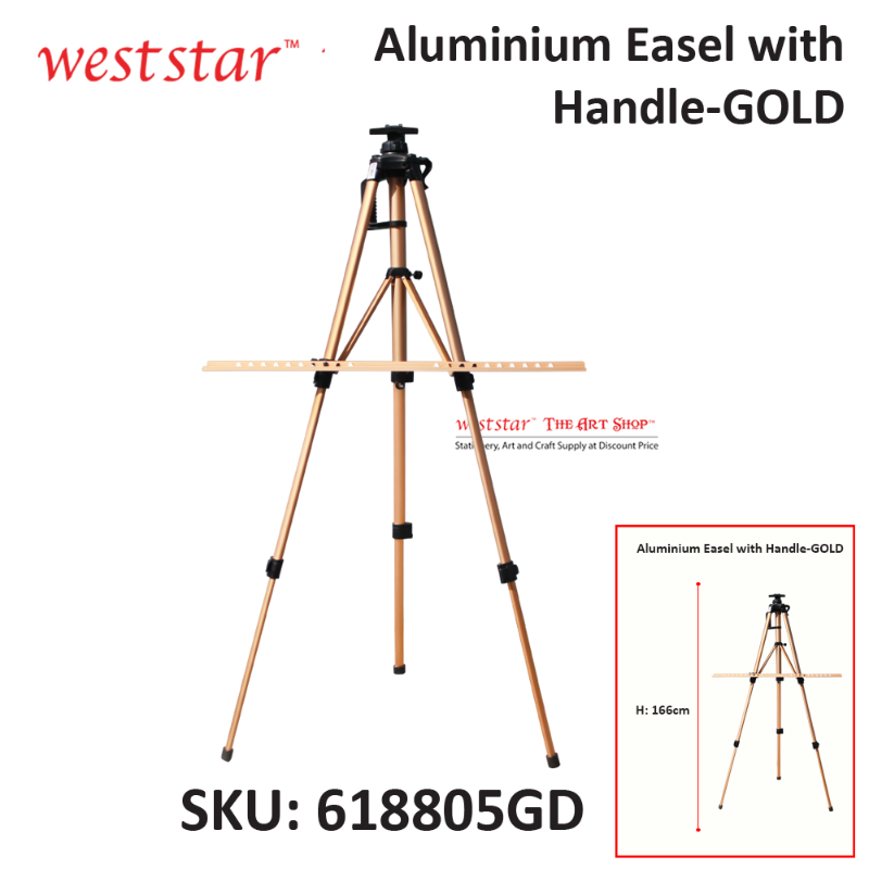 Aluminium Easel with Handle | Weststar The Art Shop - Retail & Wholesale