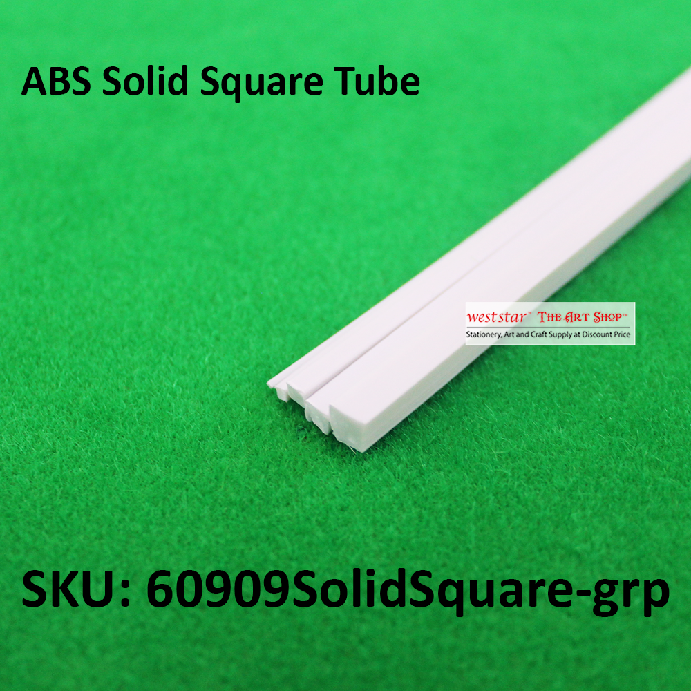 ABS Solid Square Tube