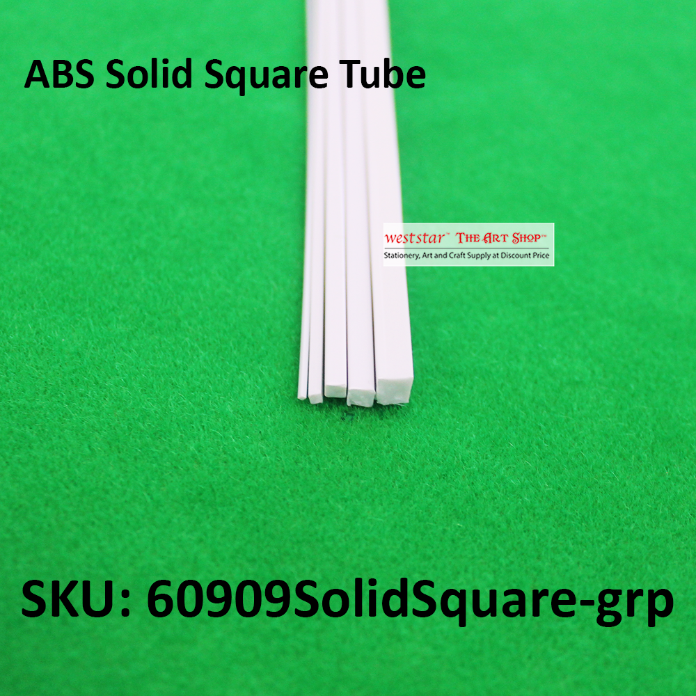 ABS Solid Square Tube