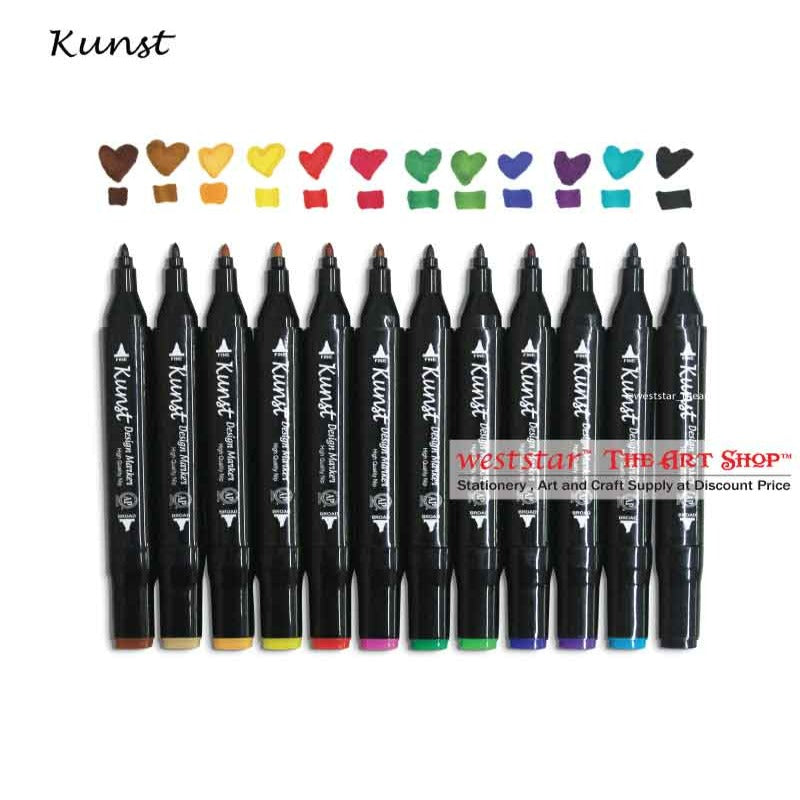 Kunst Twin Nib Marker SET