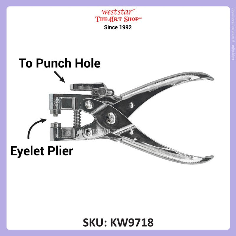 KW-Trio (9718) Eyelet Metal Punch, Eyelet plier