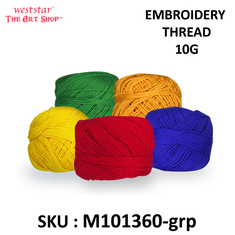 Embroidery Thread 10G - STANDARD COLOR