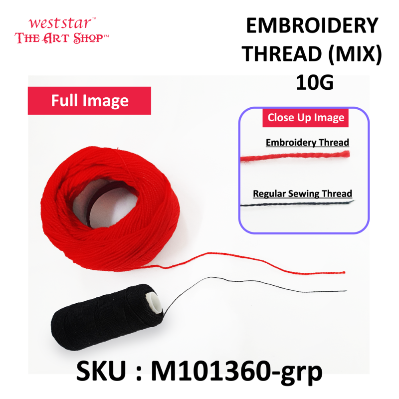 Embroidery Thread 10G - STANDARD COLOR