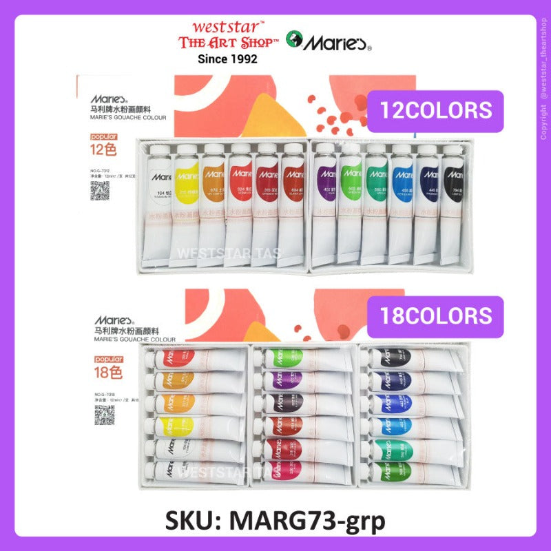 Marie's Gouache Colour Set | 12ml