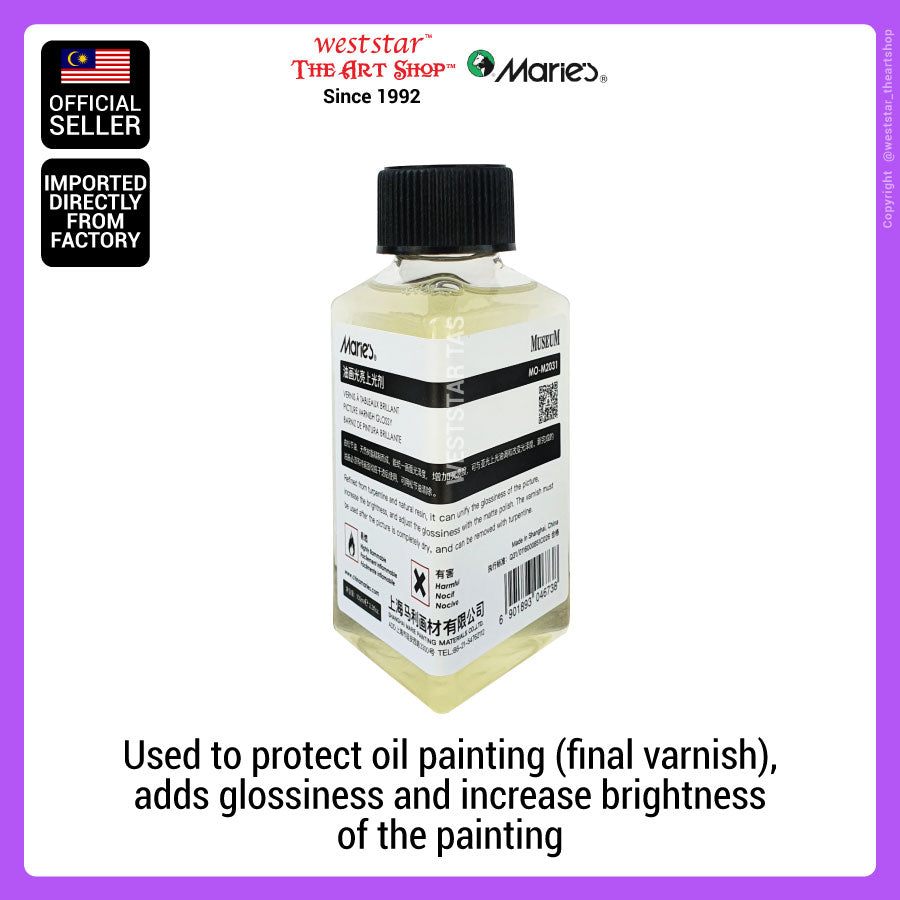 Marie's Museum Picture Varnish Gloss 100ml (Protect final painting)